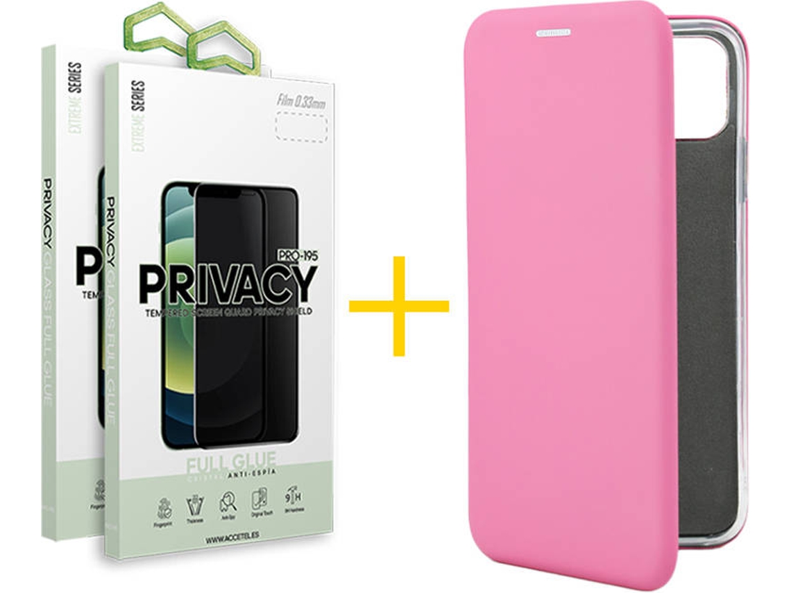 Capa e Película Apple  iPhone 11 SKYHE Flip Cover 0975 Rosa