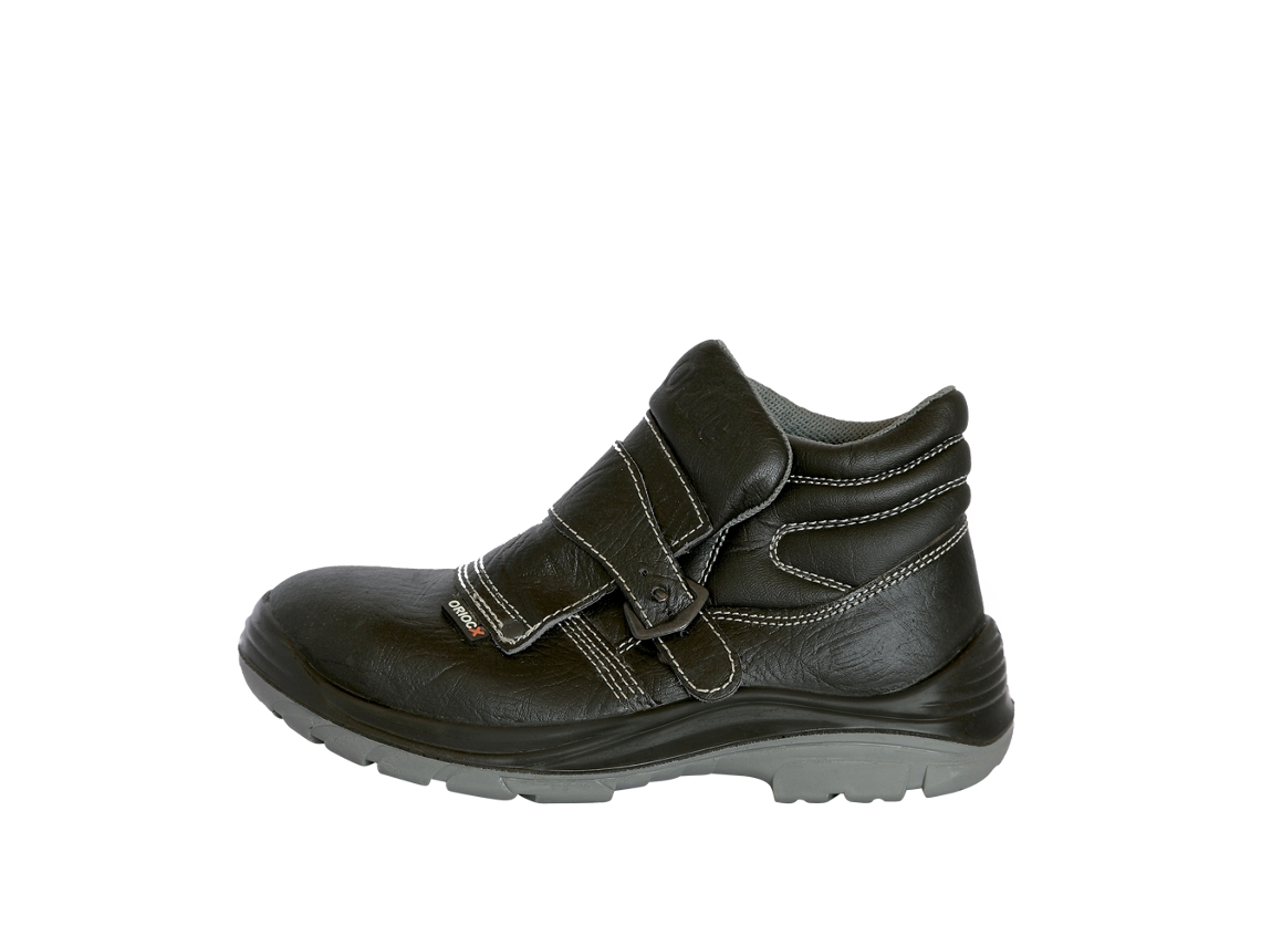 Bota de soldadura ORIOCX Isasa S3 (Negra -Couro de grão -41)