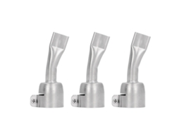 3 Pontas De Solda Planas De Aço Inoxidável 20mm Para Pistola De Ar Quente Pp Pvc