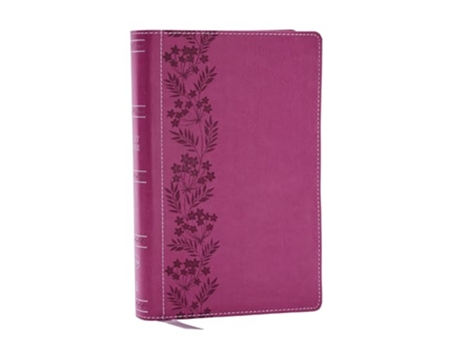 Livro NKJV Personal Size Large Print Bible with 43,000 Cross References, Pink Leathersoft, Red Letter, Comfort Print de Thomas Nelson (Inglês)