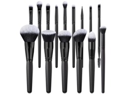 Kit De Pincéis Para Maquiagem Aplicar Base E Sombreamento