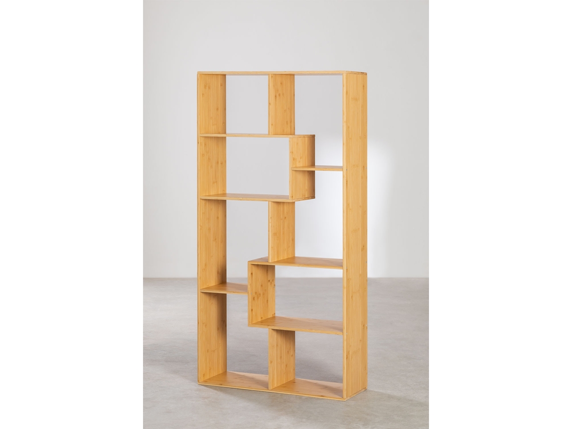 Sklum Estante 80x160 Cm Em Bambu Treive Bambú         Bambu