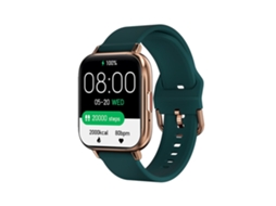 Smartwatches Tela Curva de 1 81 Polegadas Compatível com Iphone e Android Verde YEMAESRE