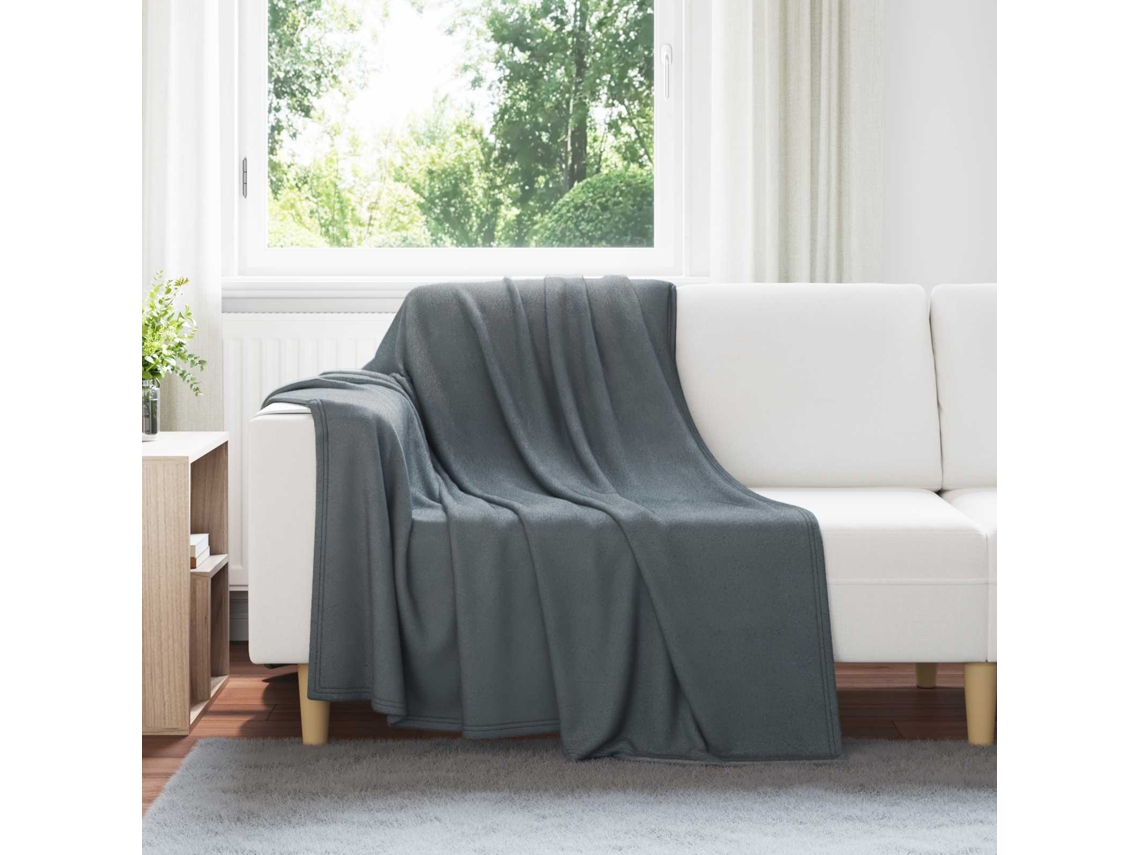 Vidaxl Cobertores De Sofá 6 Unid. Cinzento-escuro 200 X 150 Cm 2.61 Kg