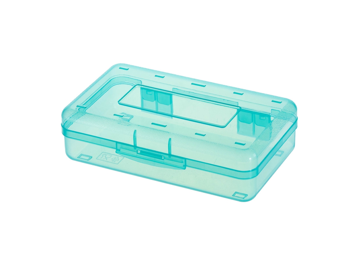 Estojo para Lápis, Portátil, Plástico, Verde, Escolar, Estudantes, Infantil AQUAFORGE