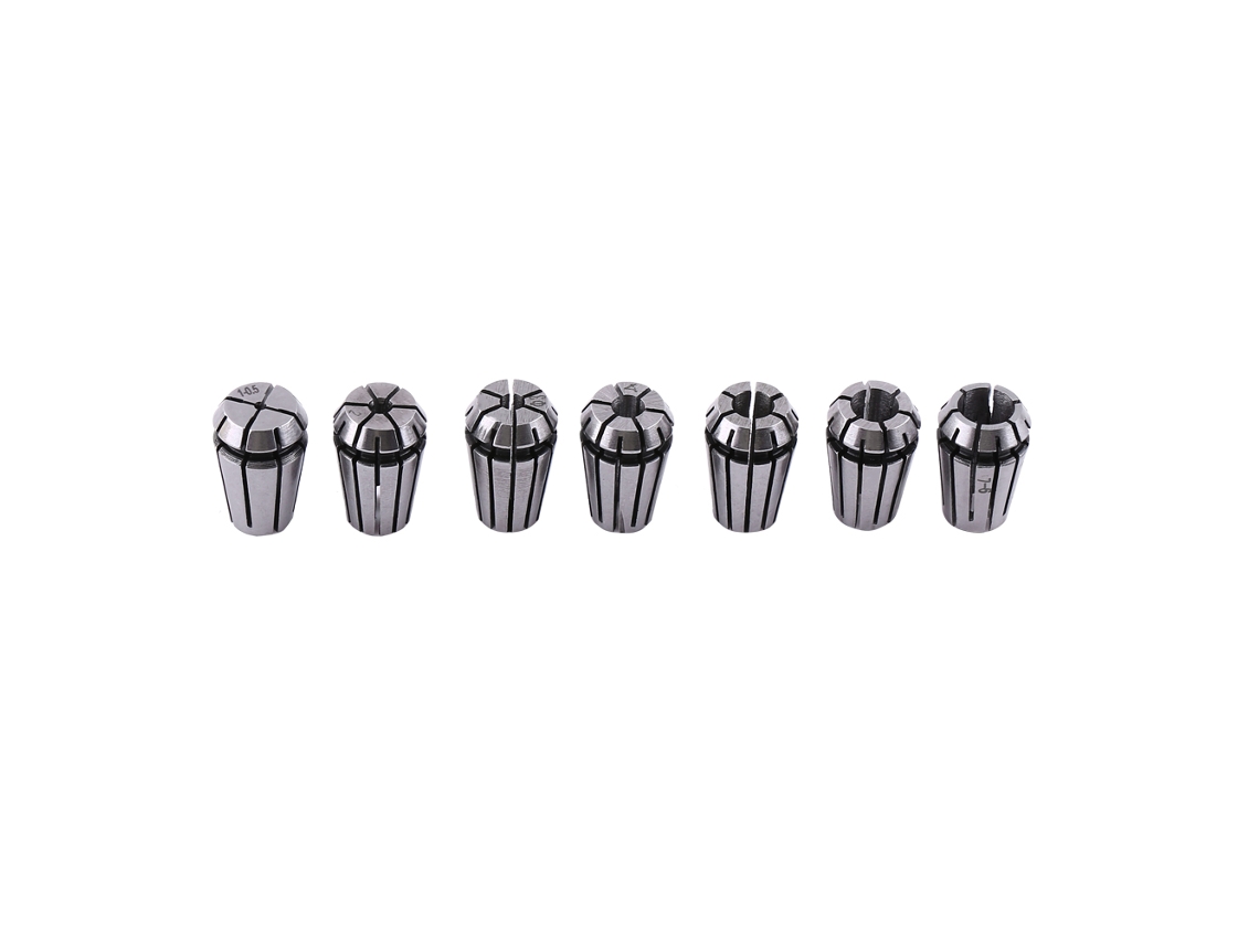 Conjunto De 7 Peças De Mandril Er11 Laxiscreed Para Máquinas Cnc, Fresadoras E Tornos