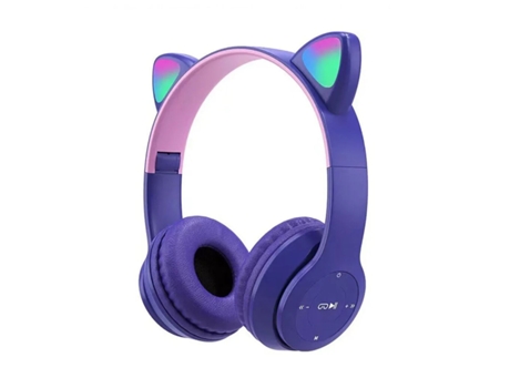 Auriculares Orelhas Rgb Roxas RIFF Bluetooth