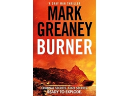 Livro Burner de Greaney e Mark (Inglês - Capa Dura)