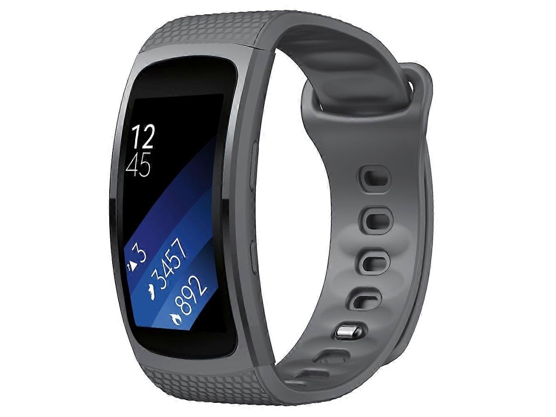 Pulseira De Silicone Para Samsung Gear Fit2 Pro, Tamanho: G (branca)