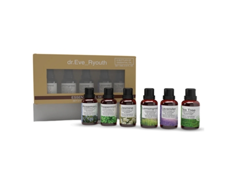 Conjunto de Óleos Essenciais Caixa de 6 Frascos Dr.Everyouth