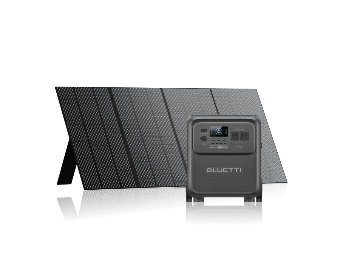 Estação De Energia Portátil Bluetti Elite 400 2600 W 3840 Wh Lifepo4 Bateria Gerador Solar Com 350 W Painel Solar Pv350