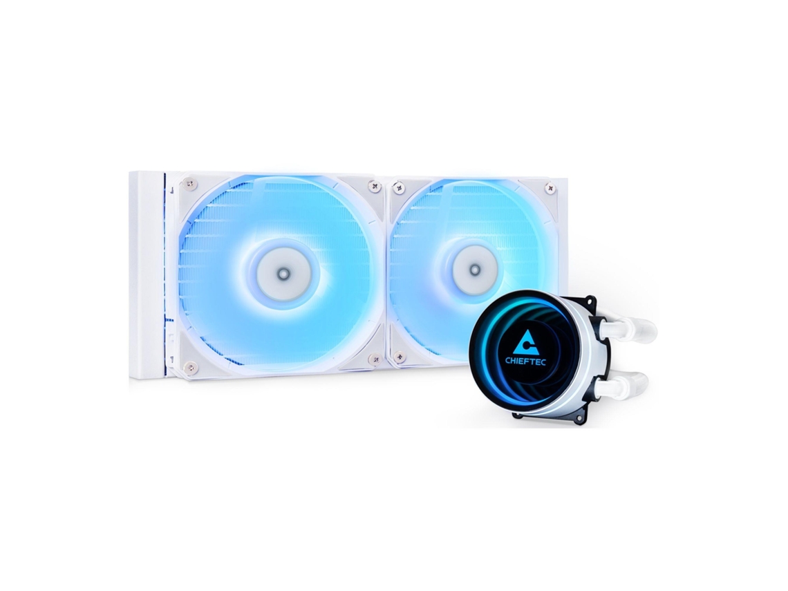 Water Cooling Iceberg White 240 Clc 240 rgb w 2x120mm Pwm para Pc CHIEFTEC