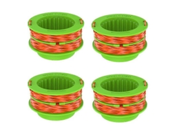 Conjunto De 4 Bobinas De Linha As1300 Para Cortador De Grama Ego Power+ De 15 Polegadas (modelos St1500, St1500-s E St1502).