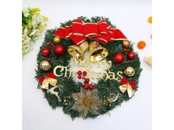 Decoração de Natal Guirlanda de Agulha de Pinho/Modelo de Sino Duplo NANA