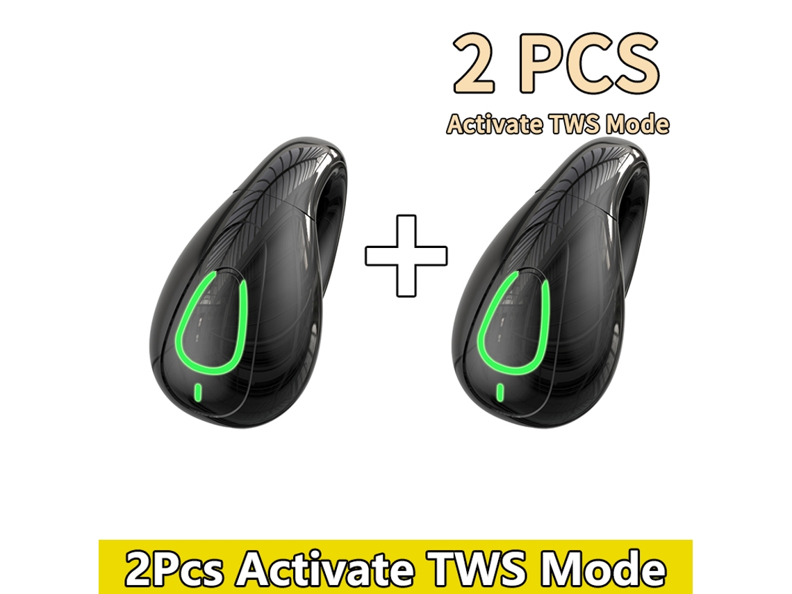 Fones de Ouvido Bluetooth Sem Fio MDUG (verdes)
