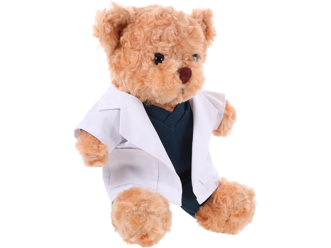 Urso De Pelúcia Médico, Brinquedo Decorativo Para Estudantes Medicina.