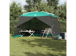Vidaxl Tenda Mosquiteira Com Telhado Verde Do Mar 380 X 380 X 225 Cm