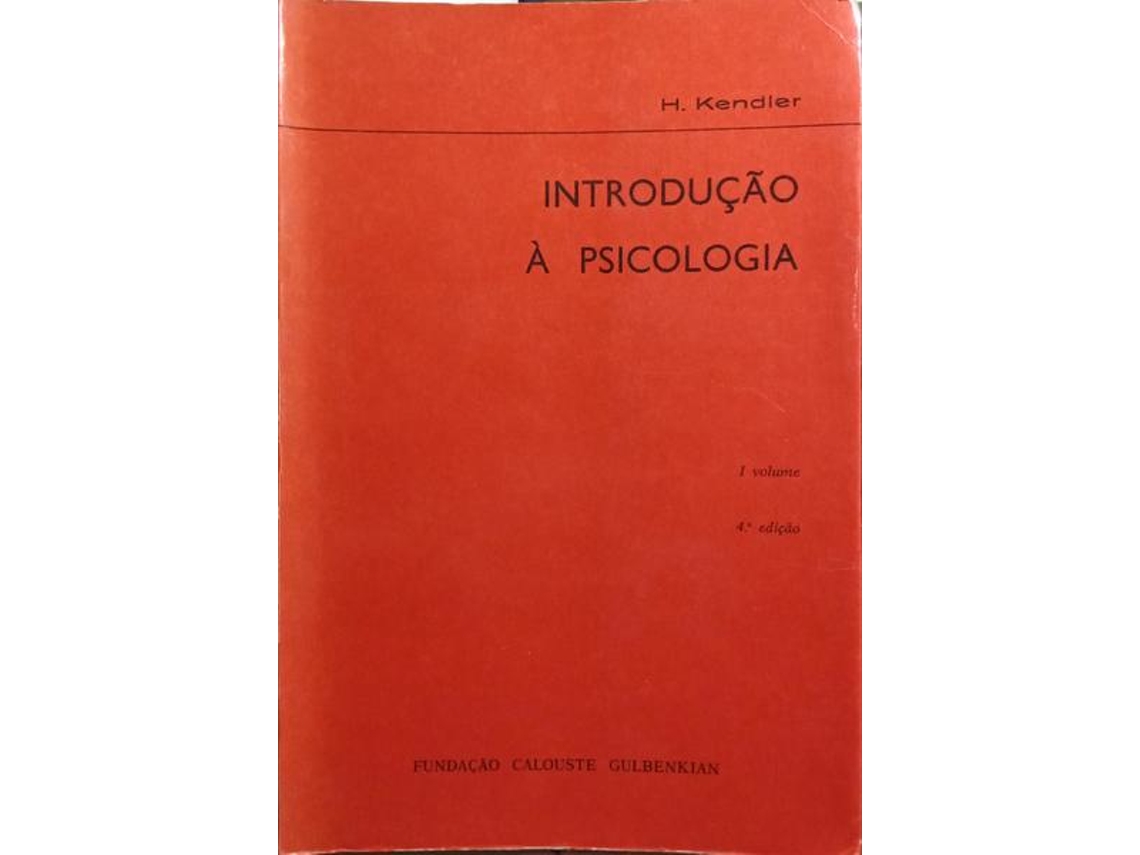 Livro Introdução À Psicologia. [Vol. I] (Português)