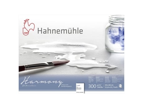 Bloco Aguarela Harmony 300Gr Grão Grosso 12Fls 30X40