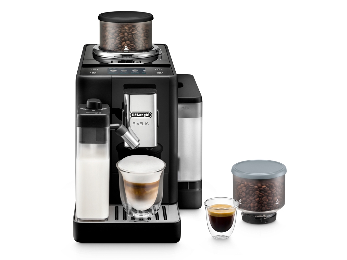 Máquina de Café Automática DELONGHI Rivelia EXAM440.55.B (19 bar - 13 Níveis de moagem)