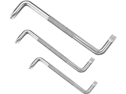 Kit De Chave Fenda Metálica Para Cantos Pequenos, Frestas,