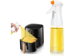 Frasco Spray Recarregável Para Óleo E Azeite, Em Vidro, Branco, Para Fritadeira A Ar, Saladas