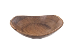 Tigela De Madeira Orion Mango 30 Cm 1,6 L Design Natural