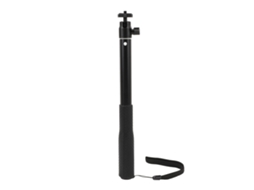 Bastão de selfie para câmera de ação, 3 seções, rosca de 1/4 de polegada, antiderrapante, com cabeça esférica de 360° para Act Pocket 3, X4 e X3, 93 cm