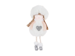 Laxiscreed Anjo De Pelúcia Fofo Para Decoração De Natal E Árvores Natalícias