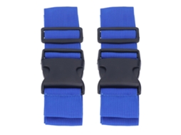 Mali 2pcs Cinto de Segurança Infantil Plegável Moto Ajustável Azul para Equitação