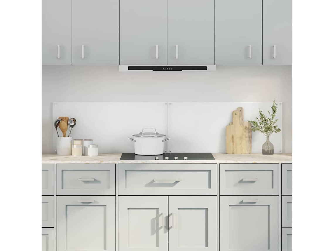 Vidaxl Painel De Cozinha 2 Unid. Transparente 90 X 40 Cm