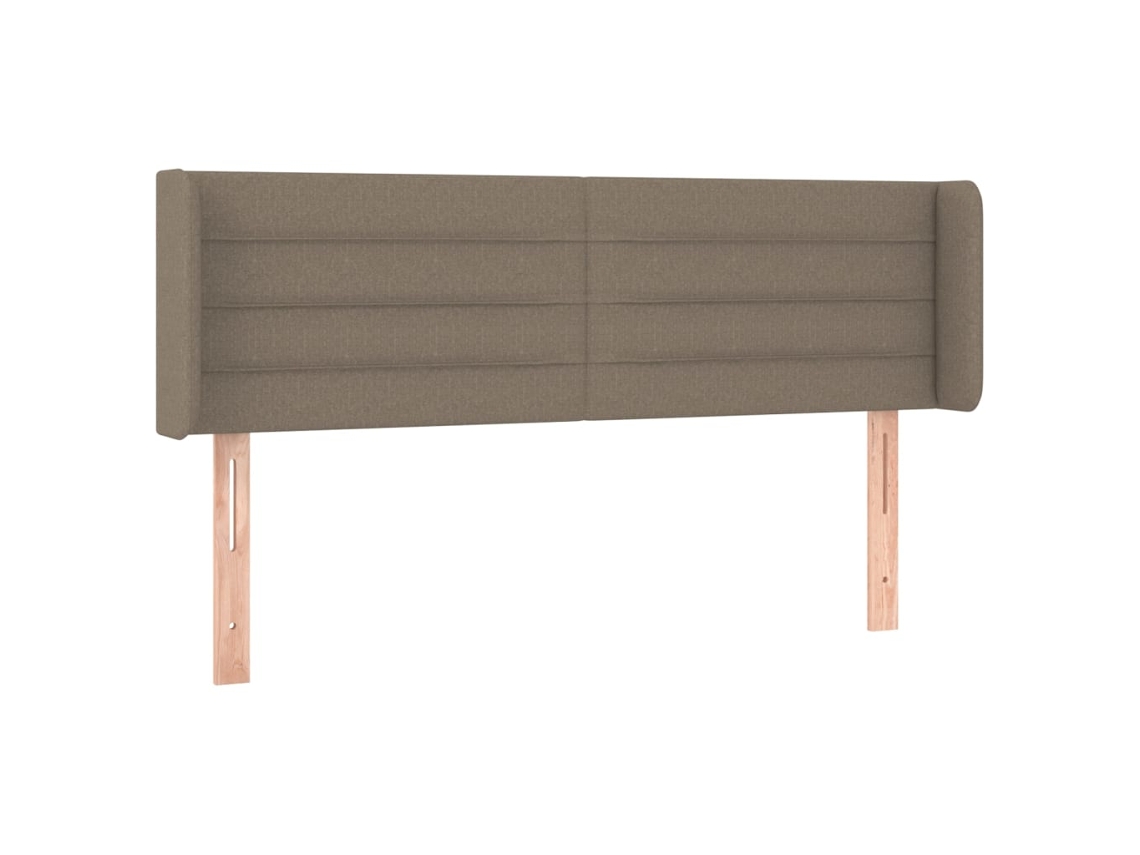 Headboard, Headboards Vidaxl Cinzento-acastanhado Tecido (147 X 16 X 78/88 Cm)