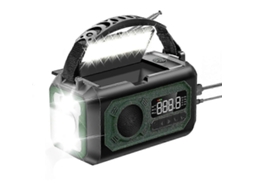 12000mah Rádio Meteorológico de Emergência Manivela Solar GOKOCO