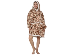 Moletom Oversized Com Capuz Feltro Polar Macio E Quente -fd19--aquaforge