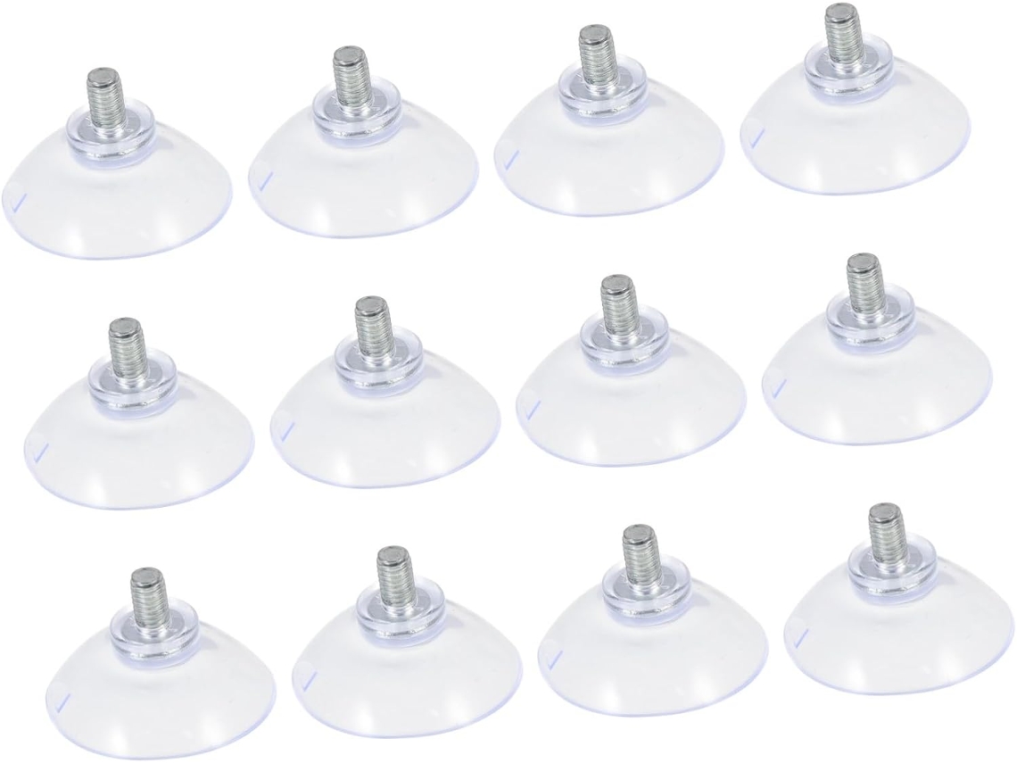 Ventosas Transparentes Com Parafusos Resistentes Para Decoração E Organização De Casas, Lojas E Hotéis Duráveis Fáceis