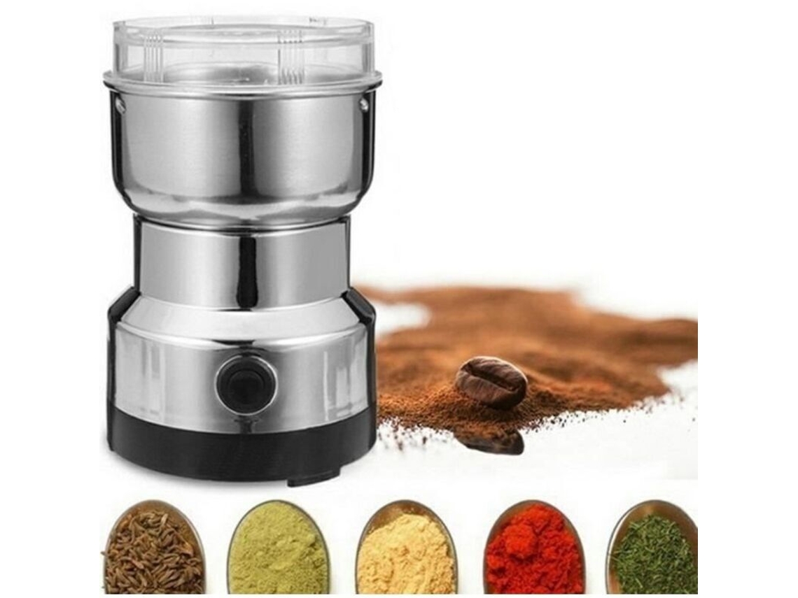 Moedor De Café Elétrico Aço Inoxidável, Para Grãos De Café, Especiarias E Nozes, Ideal Para Cozinha, Casa, Escritório E Viagens