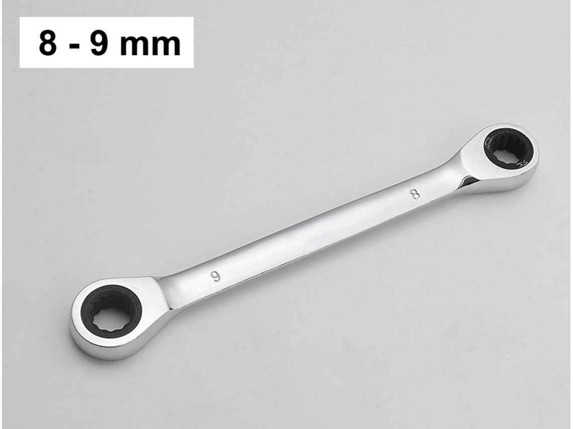 Chave De Boca Dupla (8-9 Mm), Aço Cromo-vanádio, Ferramenta Para Reparo Automotivo, Conjunto De Chaves Multifuncionais Antiderrapantes