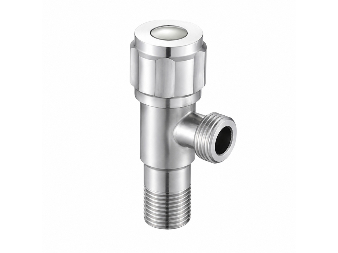 Válvula Angular De Aço Inoxidável 304 Com Núcleo E Haste Cobre, Resistente À Corrosão, Para Pia Vaso Sanitário