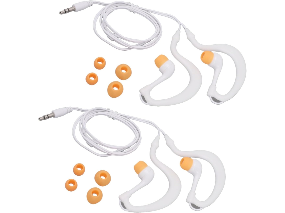 2 Fones De Ouvido Intra-auriculares Com Gancho Orelha, Resistentes E