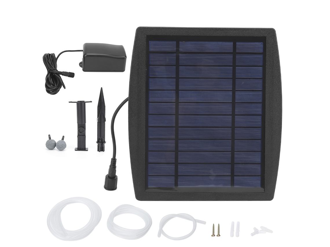Bomba De Água Solar Pequena Placa Fonte Jardim Aquário Decoração Paisagem 6v 2.5w