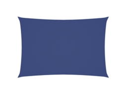 MAISON EXCLUSIVE Vela de proteção solar retangular em tecido Oxford azul, 2,5 x 4,5 m