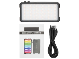 Luz Led Rgb Mfl02 5w Para Vídeo E Fotografia 3000k-6500k Cri 95+ Para Live Streaming
