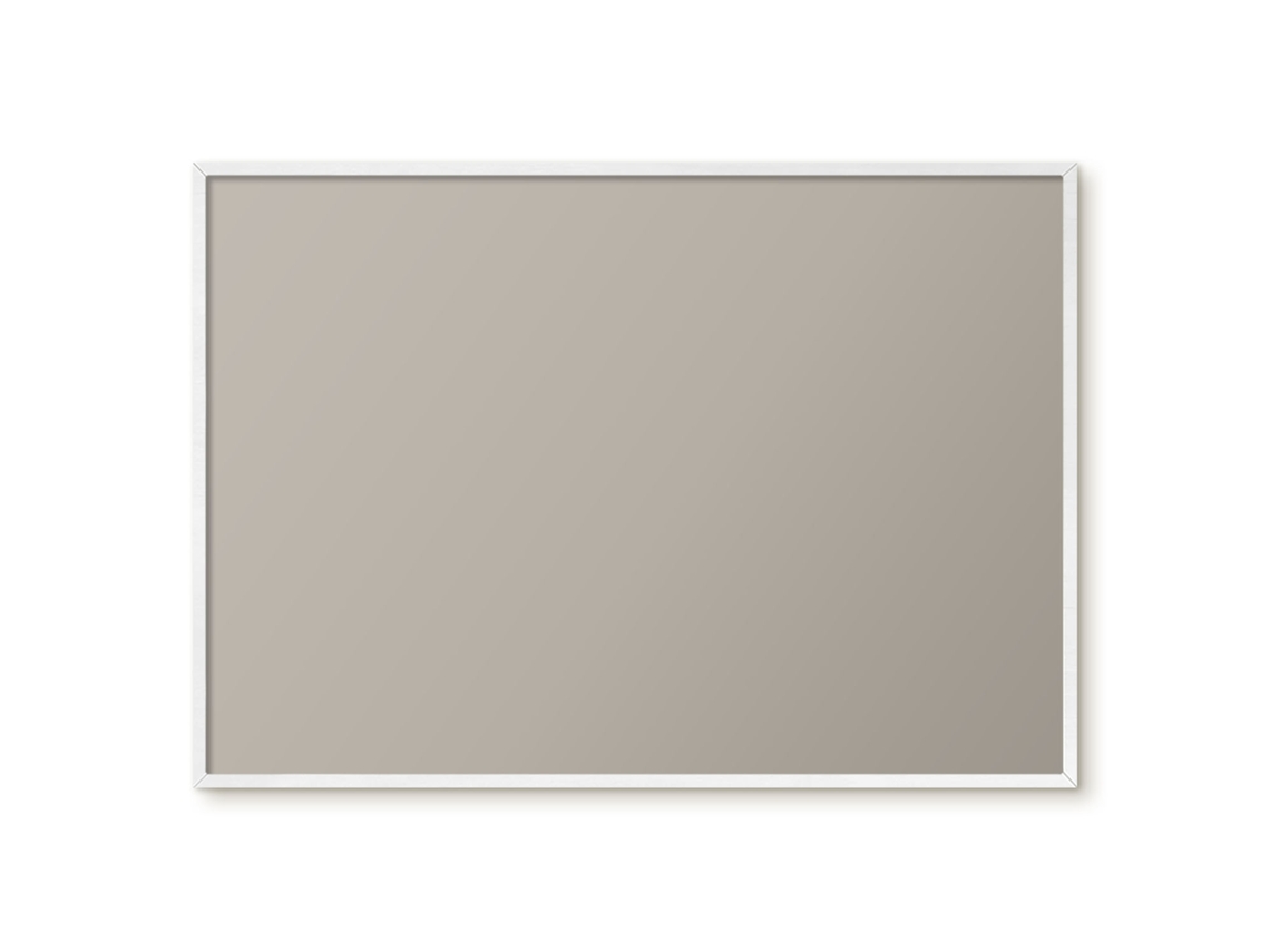 Magnetic Board For Wall Warm Gray For The Bedroom Espelharte (100x70 Cm)