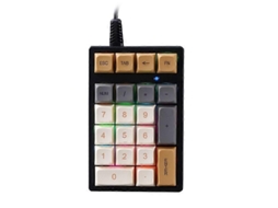 Teclado Numérico Mecânico Rgb Green Axis, Teclado Numérico Usb Para Computador, 21 Teclas Ly Ebike