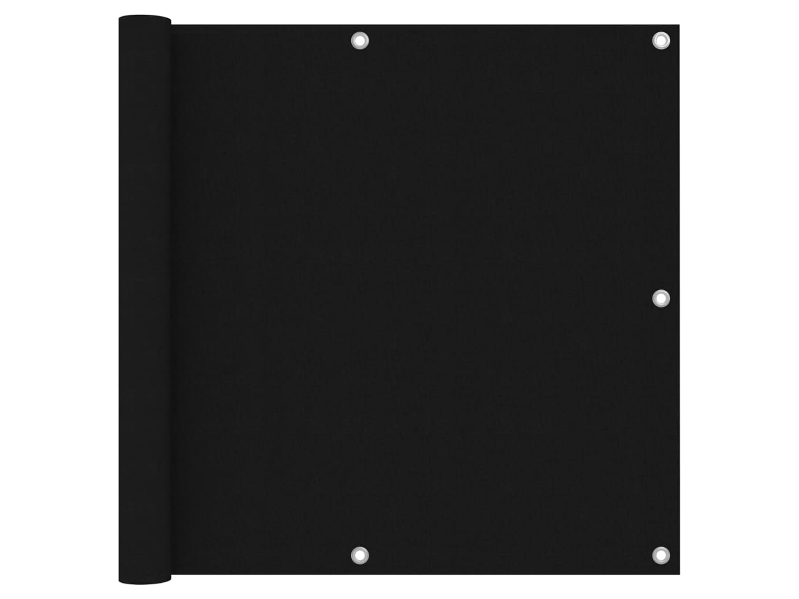 Tela de varanda VIDAXL Black (90x400 cm)