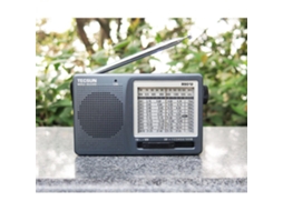 Lurelia Rádio Multibanda Com Fm/am, Sw/ondas Curtas, Mw, Com Auscultadores, Bateria Recarregável, Preto