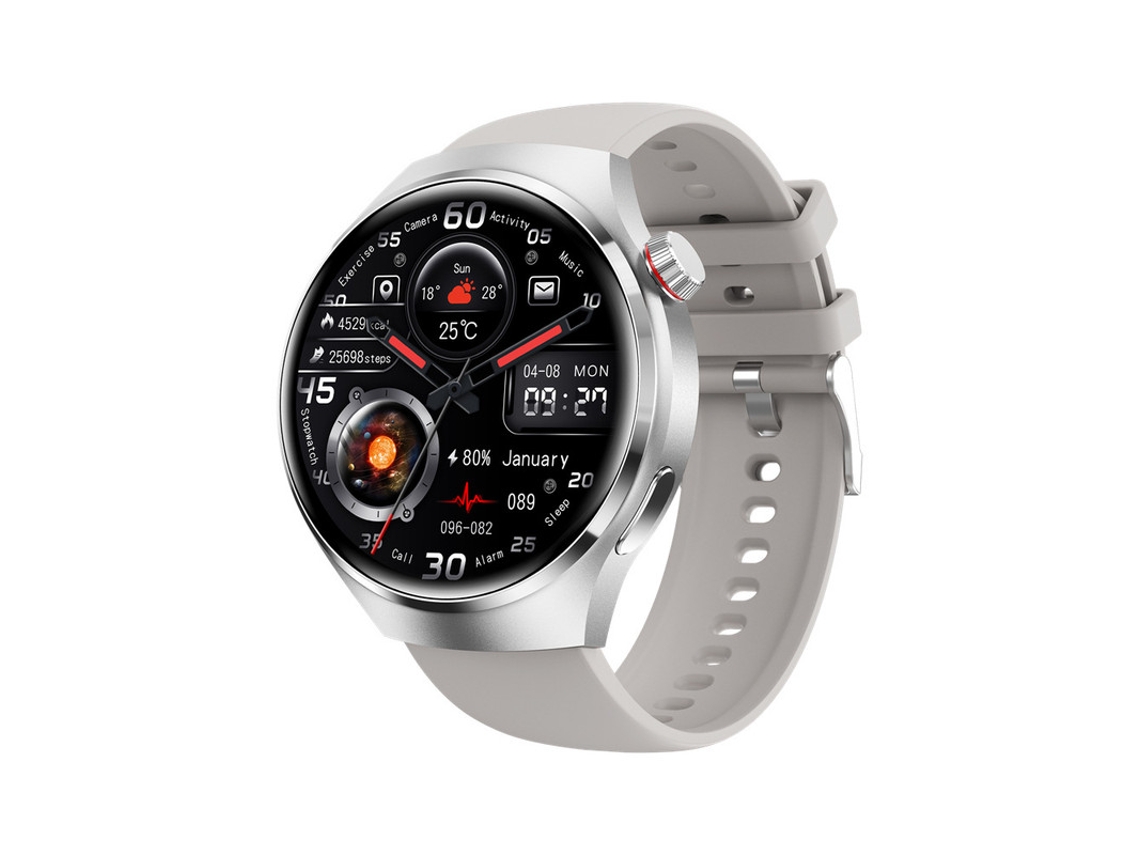 Relógio Inteligente SHAH ARPAN Fitness Tracker Cinza Prateado