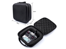 Bolsa de Transporte Universal Impermeável em Nylon Eva Preta para Transmissores de Rádio Futaba Wfly Radiolink At9s At10 Radiomaster Tx12. MDUG