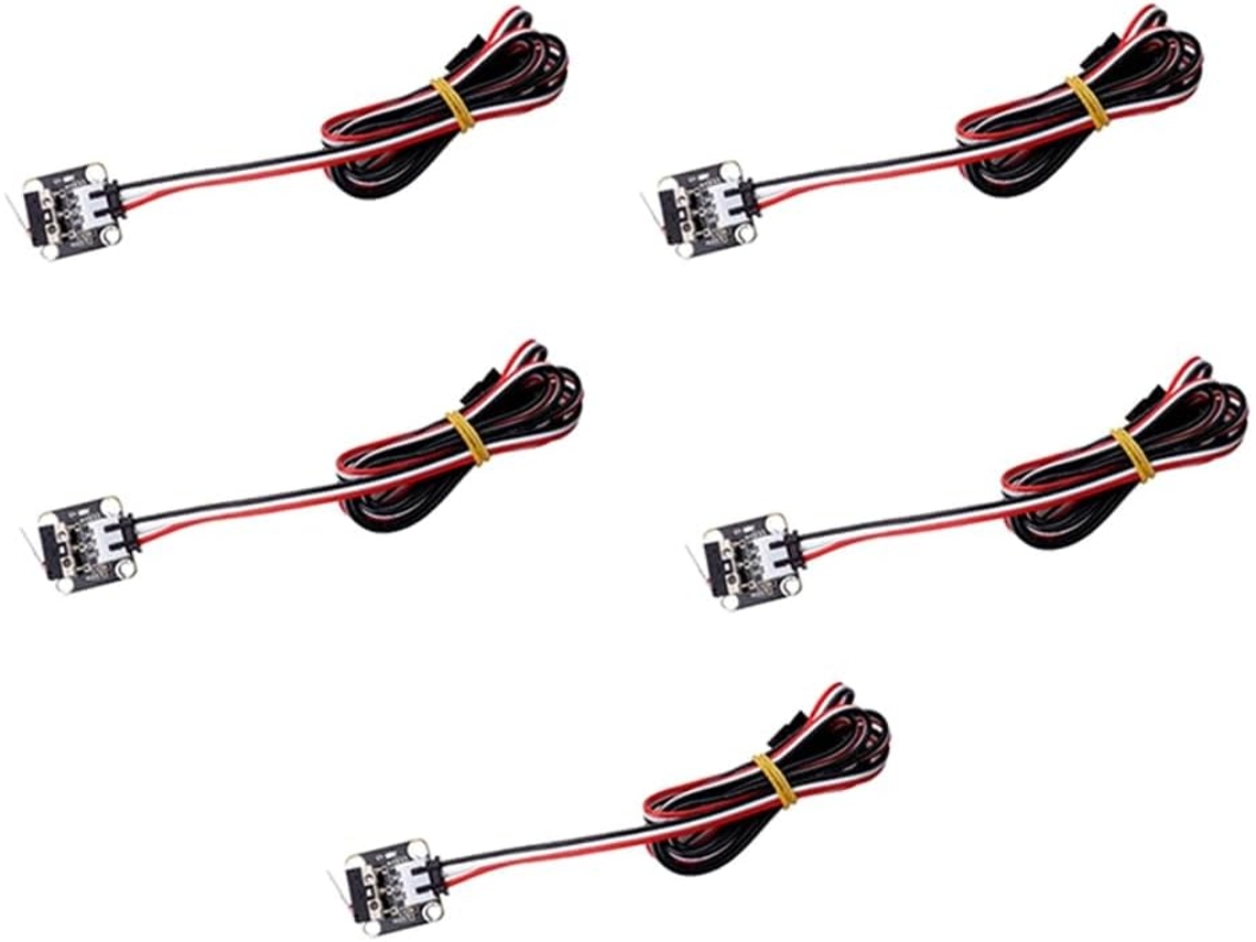 Kit Com 5 Interruptores De Limite De 3 Pinos, Microinterruptores, Interruptores De Limite