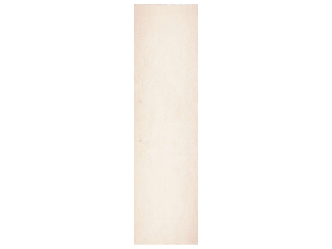 Conjunto 1 Tapete Moderno Vidaxl Bege Poliéster (80 X 400 Cm)